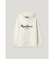 Pepe Jeans Art Hoodie-sweatshirt, hvid