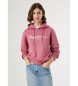 Pepe Jeans Felpa rosa Baddy
