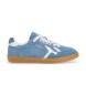 Pepe Jeans Leder Turnschuhe Ball Retro blau