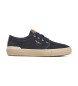 Pepe Jeans Sneaker Ben Low in pelle blu scuro