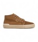 Pepe Jeans Sneaker Ben Top in pelle marrone