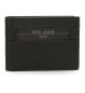 Pepe Jeans Checkbox Leather Wallet Black
