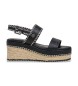 Pepe Jeans Sandales Billie Log noir