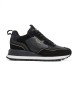 Pepe Jeans Supra Blur Leather Sneakers czarny