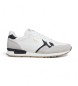 Pepe Jeans Brit Supra chaussures en cuir blanc 