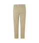 Pepe Jeans Spodnie chino Canvas Regular beżowe