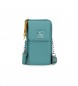 Pepe Jeans Bea telefone móvel wallet-bandolier azul -11x20x4cm