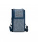 Pepe Jeans Maddie porte-monnaie téléphone portable-bandolière bleu -11x20x4cm