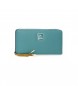 Pepe Jeans Bea blue zippered wallet -19,5x10x2cm