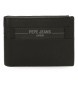 Pepe Jeans Checkbox Plånbok i läder Svart