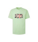 Pepe Jeans Maglietta verde Clag