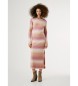 Pepe Jeans Vestido Colombe rosa