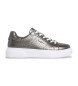 Pepe Jeans Sneakers Eaton Gala in pelle argentata