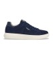 Pepe Jeans Eaton Suede marineblå lædersko