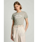 Pepe Jeans T-shirt com estampado nas costas de ajuste regular verde