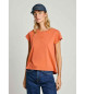 Pepe Jeans T-shirt Felice oranje