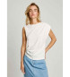 Pepe Jeans T-shirt Fleurine blanc