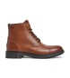 Pepe Jeans Fred Land braune Lederstiefeletten