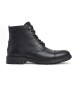 Pepe Jeans Botines de piel Fred Land negro