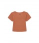 Pepe Jeans Gisbella oranje T-shirt