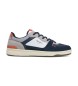 Pepe Jeans Kore Skate navy leather shoes