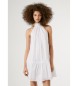 Pepe Jeans Lena jurk wit