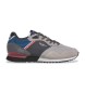 Pepe Jeans Sneakers in pelle grigio mattone di Londra