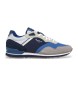 Pepe Jeans Skórzane sneakersy London Link szare, granatowe