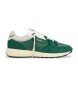 Pepe Jeans Baskets en cuir Marlon Divided green