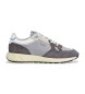 Pepe Jeans Marlon Vibe læder-sneakers grå