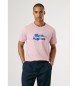 Pepe Jeans Milton T-shirt lyserød