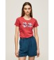 Pepe Jeans Maglietta Nerea rossa