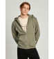 Pepe Jeans Sweatshirt New Joe Ritssluiting groen