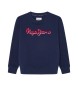 Pepe Jeans Nya Lamonty Crew Sweatshirt marinblå