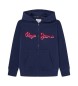 Pepe Jeans Bluza New Lamonty Zip navy