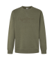 Pepe Jeans Nuova felpa verde Nouvel Crew