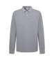 Pepe Jeans Neu Oliver Gd Ls graues Poloshirt