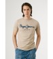 Pepe Jeans Original Stretch T-shirt beige