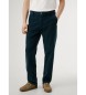 Pepe Jeans Pantalon chino régulier en velours côtelé marine