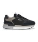 Pepe Jeans Rusper Glam Leder Sneakers schwarz