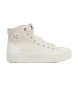 Pepe Jeans Sneaker Samoi Half in pelle bianca