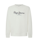 Pepe Jeans Felpa bianca di Saul Crew