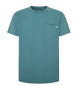 Pepe Jeans T-shirt Carrinson simples azul