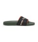 Pepe Jeans Chinelos de dedo verdes Slider Glam