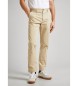 Pepe Jeans Beige smal chino-byxa