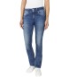 Pepe Jeans Niebieskie dżinsy slim fit