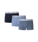 Pepe Jeans Conjunto 3 boxer shorts Azul slido, azul marinho