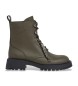 Pepe Jeans Stivaletti Stacy Play in pelle verde