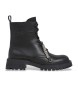 Pepe Jeans Stivaletti Stacy Play in pelle nera