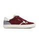 Pepe Jeans Travis Free kastanienbraune Lederturnschuhe